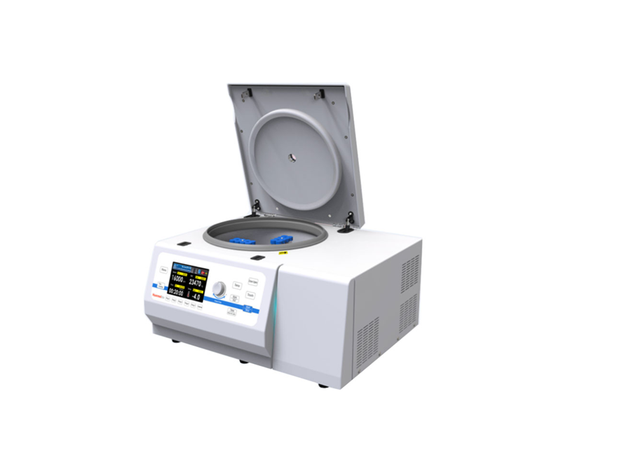 Low speed bench type refrigerated centrifuge